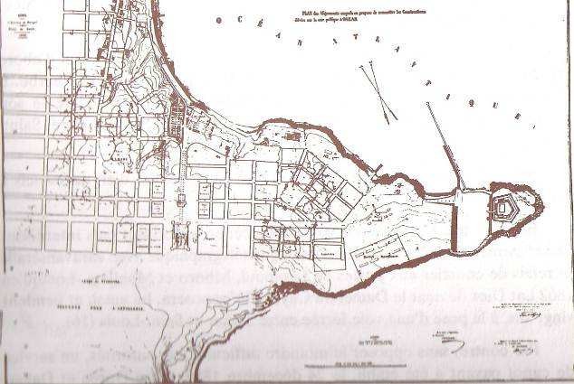 Plan pointe de Dakar 1862 - JX1953