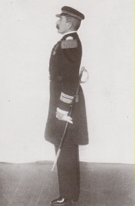 Loti reçoit les insignes de commandeur de l'ordre de la Légion d'honneur à bord du Patrie 5 nov 1910