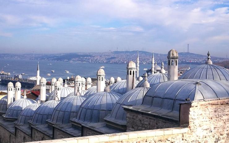 La vue depuis les jardins de la mosquée Süleymaniye. ©SP