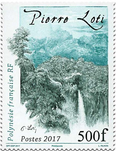 Loti timbre 2017 500 F Polynésie française