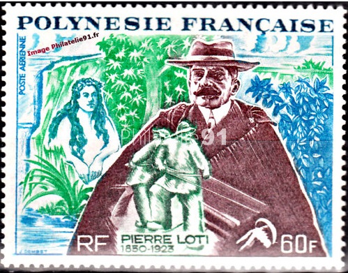 Loti timbre 60 F Polynésie française