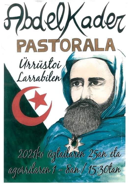 Affiche de la pastorale Abdelkader - source : J-L Davant, 2021