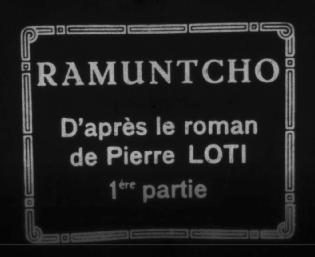 Premier sous-titre du Ramuntcho Pathé-Baby - APLH