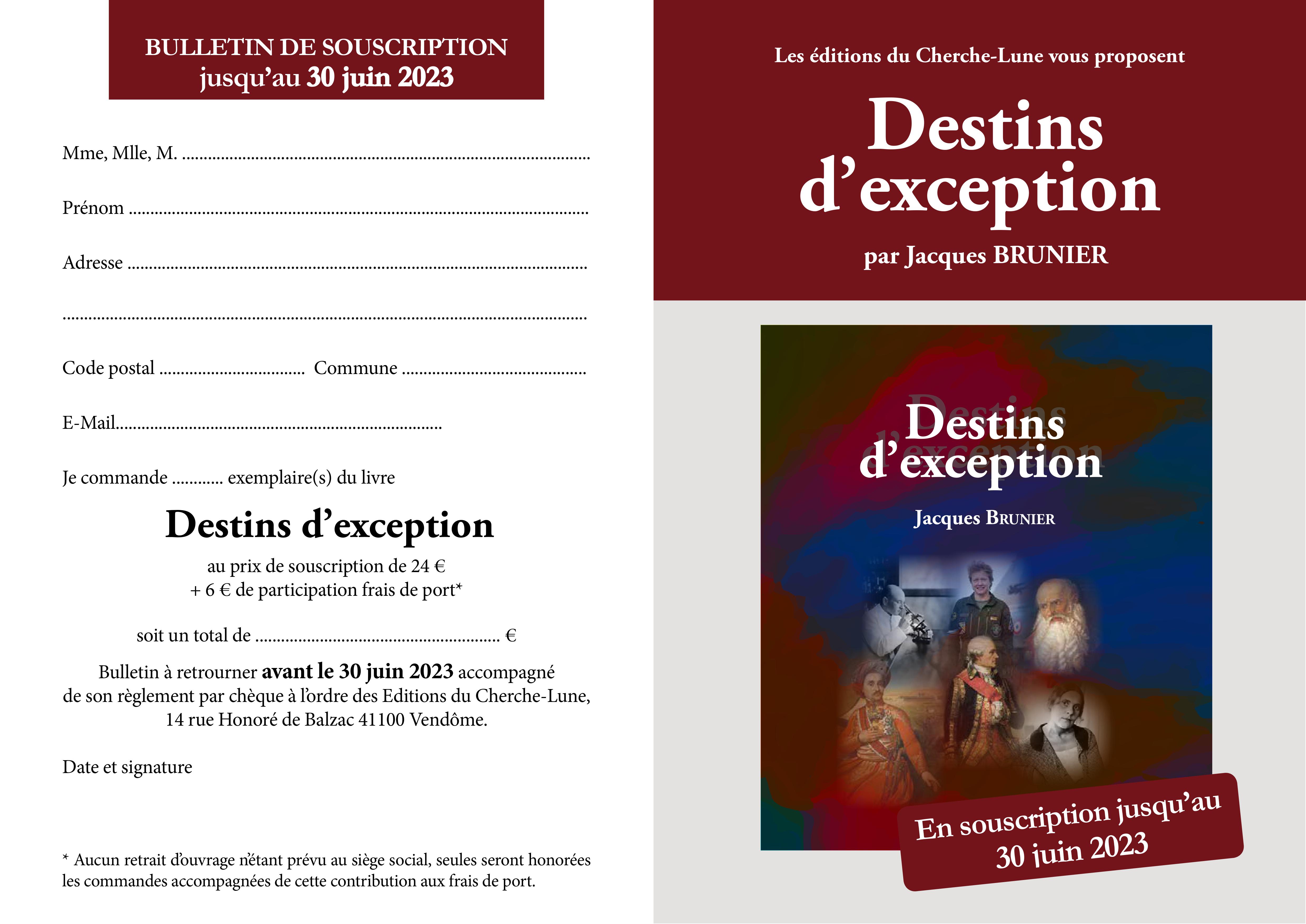 1-Destins dexception