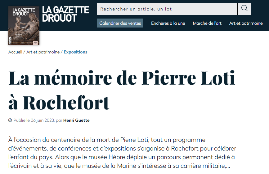 1-Gazette Drouot-Loti