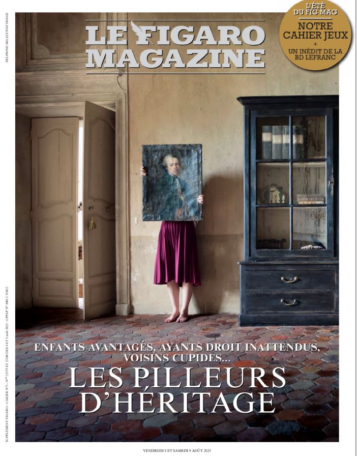 Figaro magazine 8 et 9 août 2025 couv